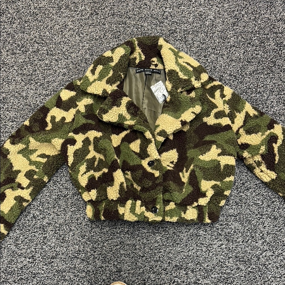 HYFVE Camouflage Fleece Jacket
